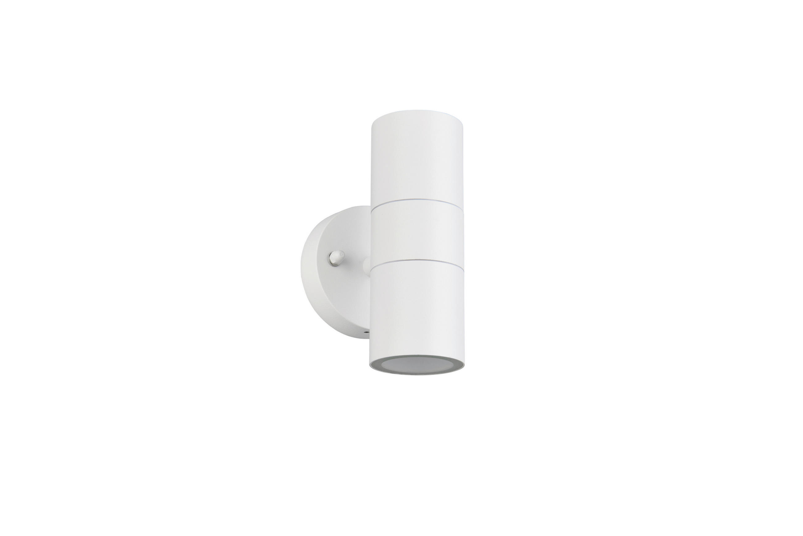 AUSSENWANDLEUCHTE Turia 16,5/9,5/11,5 cm  - Klar/Weiß, Design, Glas/Metall (16,5/9,5/11,5cm) - Trio Leuchten