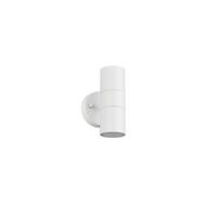 AUSSENWANDLEUCHTE Turia 16,5/9,5/11,5 cm  - Klar/Weiß, Design, Glas/Metall (16,5/9,5/11,5cm) - Trio Leuchten