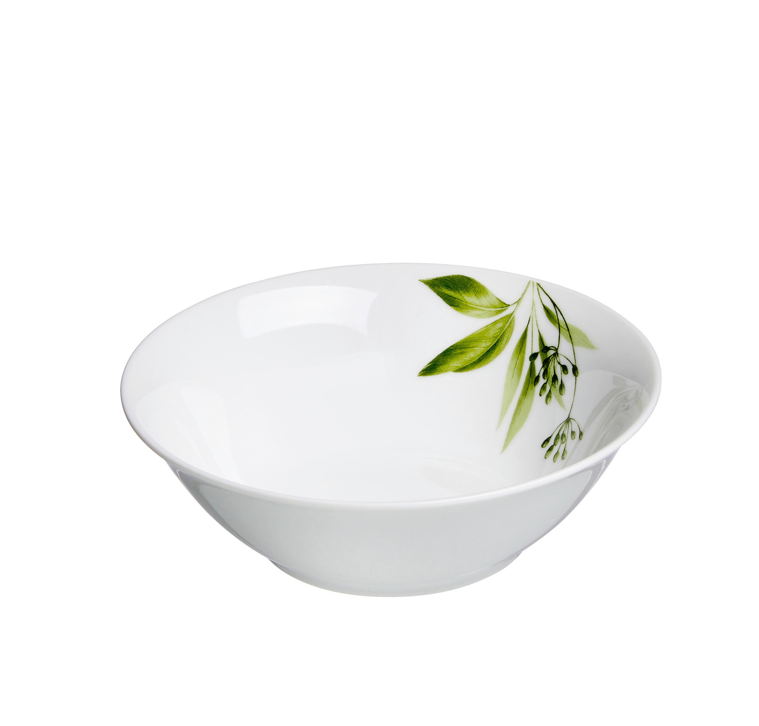 SALÁTÁSTÁL  - fehér/zöld, Konventionell, kerámia (15/15/4cm) - Ritzenhoff Breker
