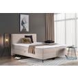 BOXBETT 180/200 cm  in Hellrosa  - Hellrosa/Schwarz, Design, Holz/Holzwerkstoff (180/200cm) - Xora