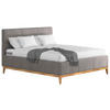 POLSTERBETT Lattenrost, Bettkasten, Matratzen Grau 160/200 cm  - Eichefarben/Anthrazit, MODERN, Holz/Holzwerkstoff (160/200cm) - MID.YOU