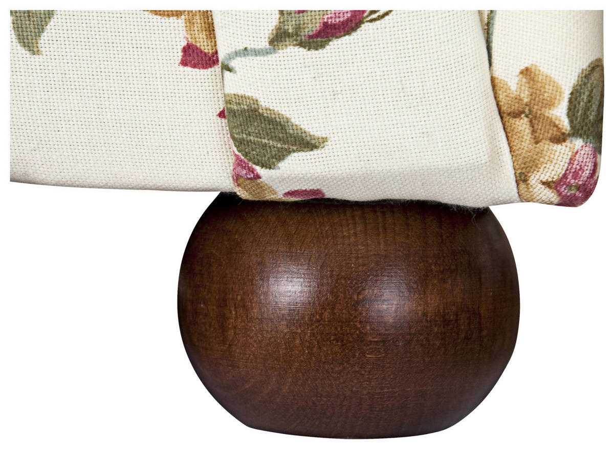SESSEL in Flachgewebe Rot, Beige  - Beige/Rot, Design, Holz/Textil (96/85/81cm) - Max Winzer