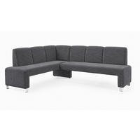 KLUPA KUTNA  antracit  drvo, tekstil, drvni materijal      - srebrne boje/antracit, Moderno, drvni materijal/drvo (263/198cm) - Livetastic