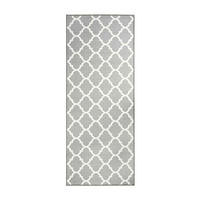 LÄUFER 80/350 cm  - Grau, Design, Kunststoff/Textil (80/350cm) - Floordirekt