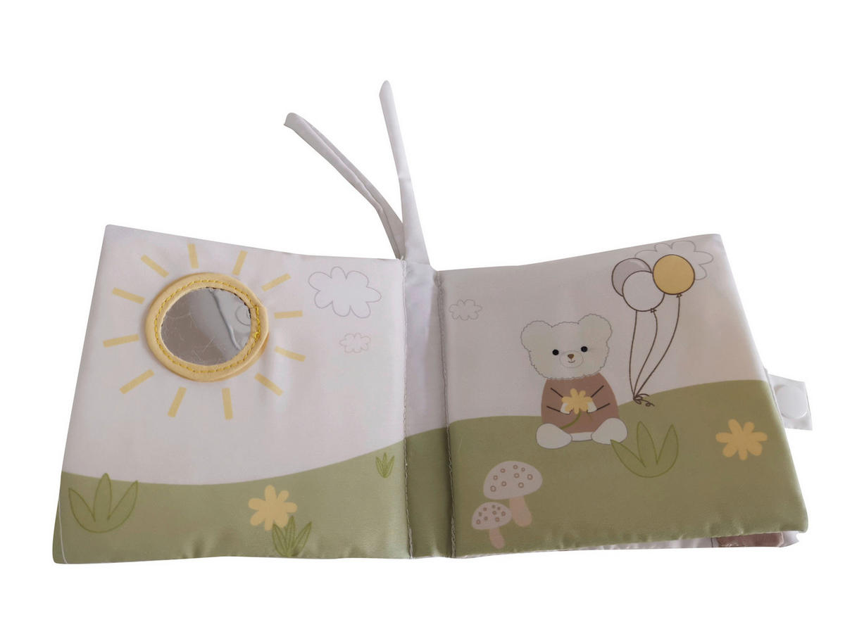 STOFFBUCH  - Beige/Braun, Basics, Kunststoff/Textil (12/12cm) - Patinio