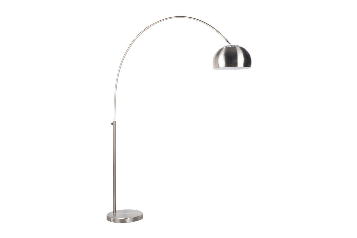BOGENLEUCHTE  170/205 cm   - Chromfarben, Design, Metall (170/205cm) - Zuiver