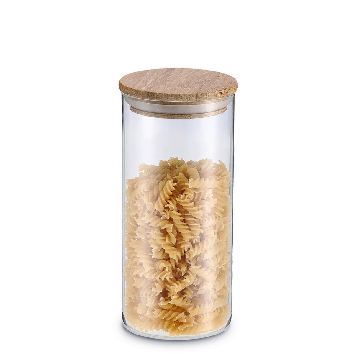 VORRATSGLÄSERSET  - Naturfarben, Basics, Glas/Holz (40/46,5/28cm) - Zeller Present