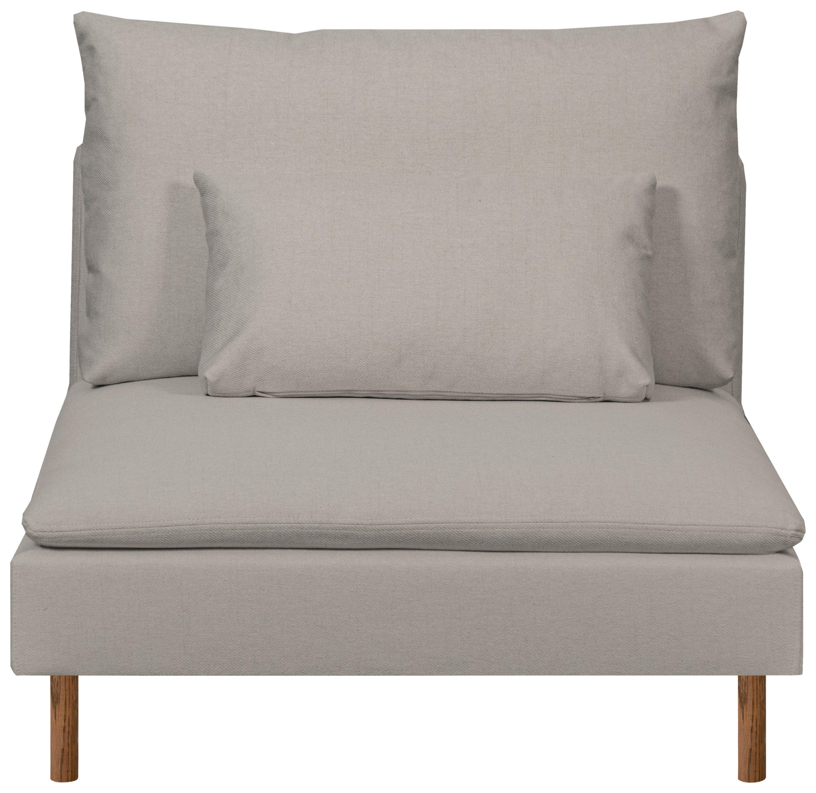FÅTÖLJ i textil, metall, trä beige  - beige/brun, Klassisk, metall/trä (91/84/98cm) - Best Price