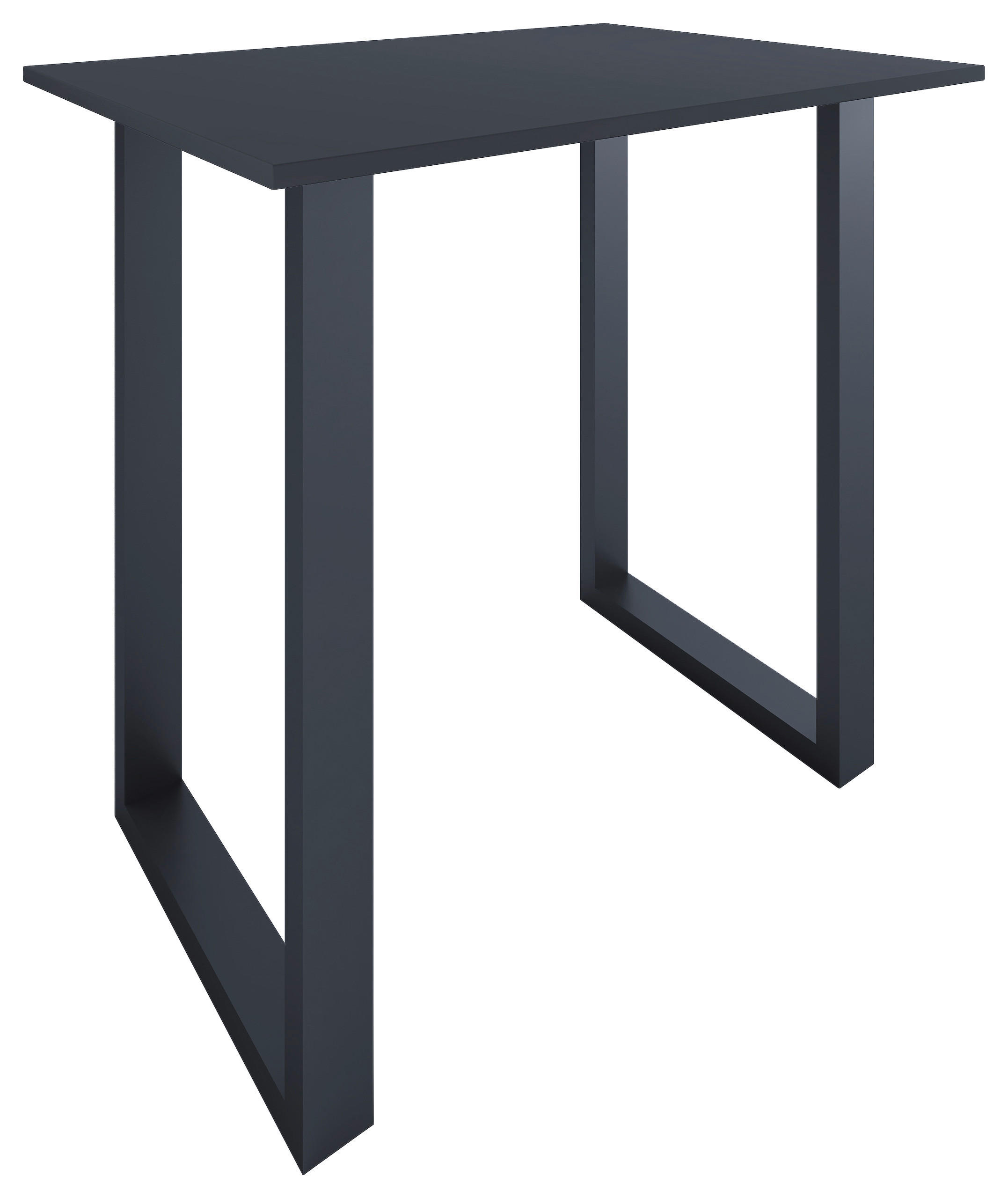 BARTISCH in Metall, Holzwerkstoff 110/102/80 cm   - Anthrazit/Schwarz, KONVENTIONELL, Holzwerkstoff/Metall (110/102/80cm)