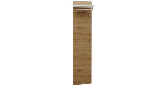 GARDEROBENPANEEL 42/183/27 cm - Eichefarben/Weiß, Design, Holz/Holzwerkstoff (42/183/27cm) - Dieter Knoll