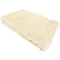 PREKRIVAČ 150/220 cm  UNA  - bež, Osnovno, tekstil (150/220cm) - Esposa