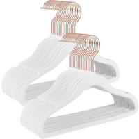 KINDERKLEIDERBÜGELSET 30 cm Metall, Kunststoff  - Weiß, Basics, Kunststoff/Metall (30cm)