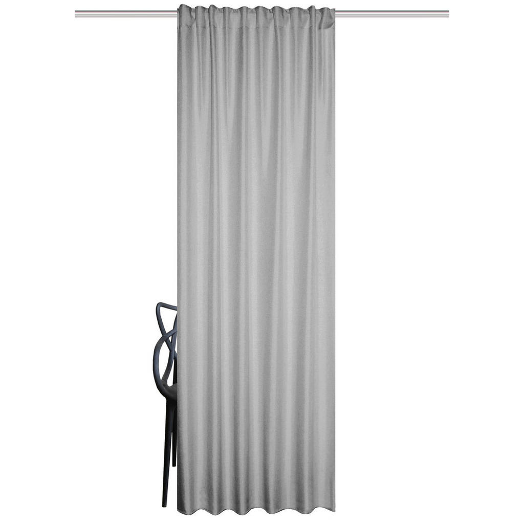 Thumbnail - Xxxl Wärmeschutzvorhang, Silber, Textil, Uni, 135x160 cm, für Stange und Schiene geeignet, Lärmschutz, Wärmeschutz, mit ...