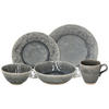KOMBISERVICE Grau MADEIRA 30-teilig 6 Personen  - Grau, Basics, Keramik - Costa Nova