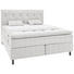 BOXSPRINGBETT 180/200 cm in Weiß - Weiß/Grau, KONVENTIONELL, Holz/Textil (180/200cm) - Elegando BOXSPRINGBETT 180/200 cm in Weiß - Weiß/Grau, KONVENTIONELL, Holz/Textil (180/200cm) - Elegando