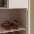 SCHUHSCHRANK Alice Springs  in 74,5/99,1/34,9 cm  - Sandfarben/Grau, MODERN, Holzwerkstoff/Kunststoff (74,5/99,1/34,9cm) - Xora