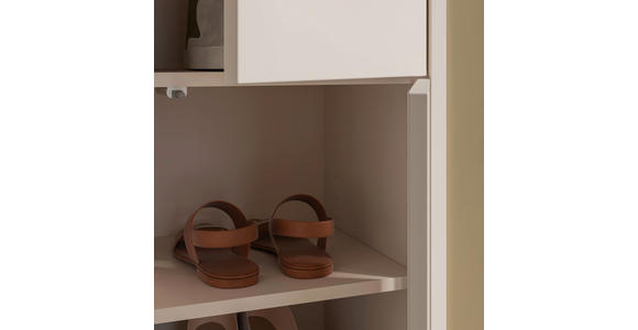 SCHUHSCHRANK Alice Springs  in 74,5/99,1/34,9 cm  - Sandfarben/Grau, MODERN, Holzwerkstoff/Kunststoff (74,5/99,1/34,9cm) - Xora