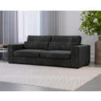 SCHLAFSOFA Flachgewebe Schwarz  - Schwarz, KONVENTIONELL, Kunststoff/Textil (236/78/114cm) - Carryhome