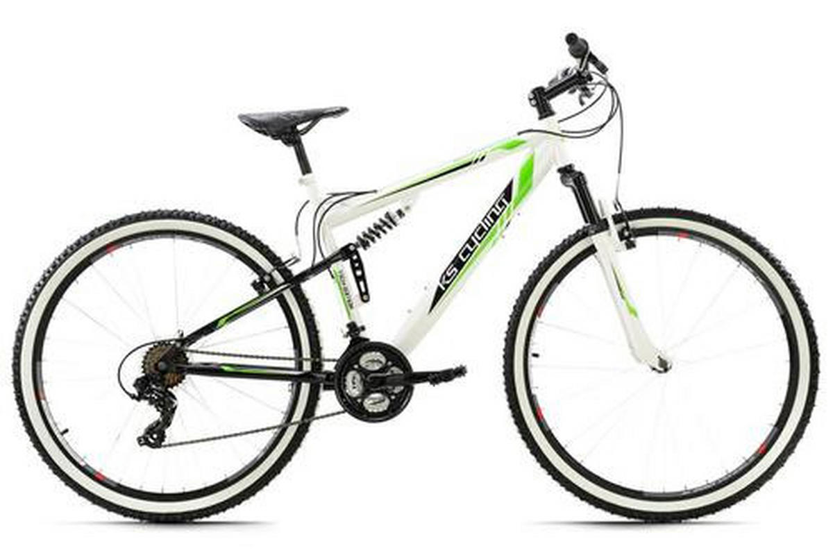 MOUNTAINBIKE 29 Zoll  - Weiß/Grün, Basics, Metall (180/70cm) - KS Cycling