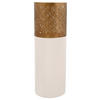 BODENVASE 60 cm  - Hellrosa/Goldfarben, Trend, Metall (20/60cm) - Kayoom