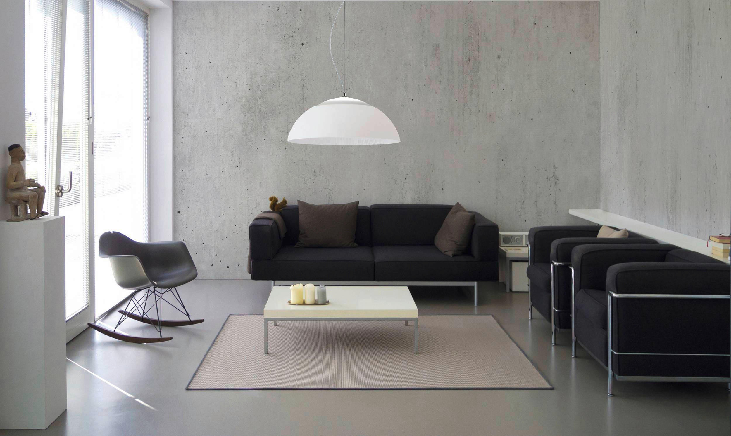 HÄNGELEUCHTE 65/150 cm  - Weiß, KONVENTIONELL, Kunststoff/Metall (65/150cm) - Eglo