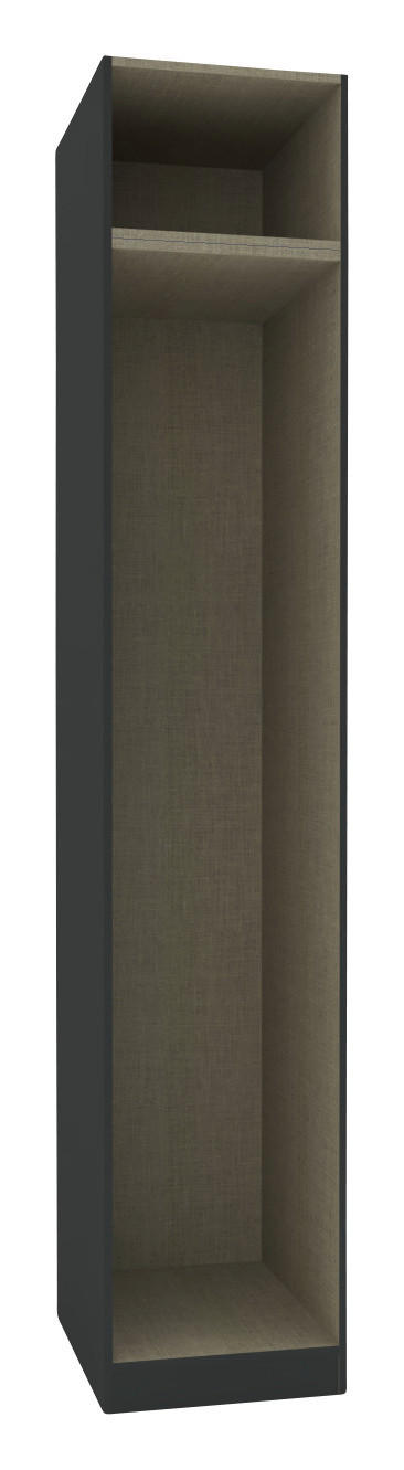 KLEIDERSCHRANKKORPUS 45,6/242,2/56,5 cm   - Anthrazit, KONVENTIONELL, Holzwerkstoff (45,6/242,2/56,5cm) - Hom`in