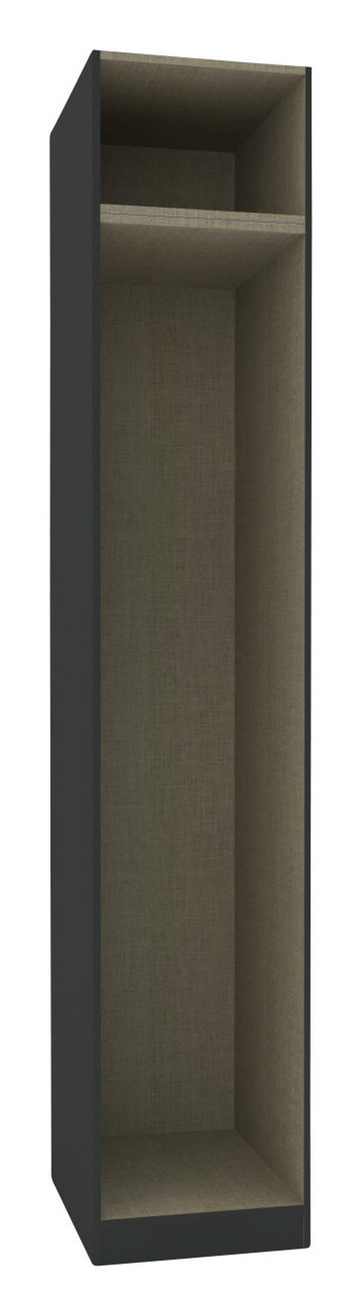 KORPUS ORMARA ZA ODEĆU  antracit  45,6/242,2/56,5 cm    - antracit, Konvencionalno, pločasti materijal (45,6/242,2/56,5cm) - Hom`in