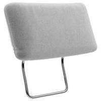 OPĚRKA HLAVY, 50/25/12 cm,  - světle šedá, Moderní, textil (50/25/12cm) - Sit & More