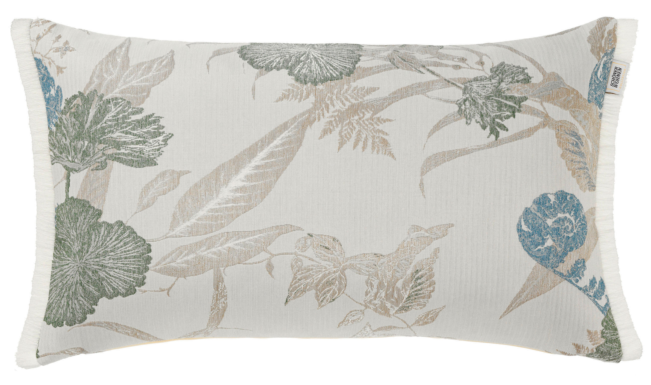 KISSENHÜLLE SW-MELODY 35/58 cm  - Blau/Creme, Basics, Textil (35/58cm) - Schöner Wohnen