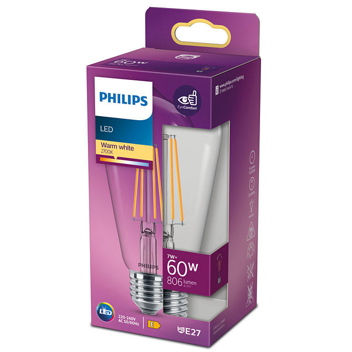 LED-SIJALKA   //// - Basics, steklo (14/6,4/6,4cm) - Philips