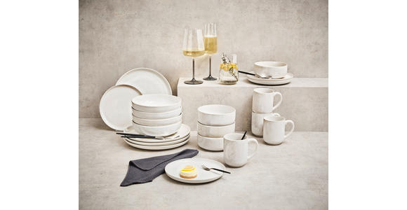 KOMBISERVICE Beige Marbella 20-teilig 4 Personen  - Beige, Trend, Keramik - Novel