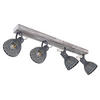 REFLEKTOR     80/12,5/25 cm          - modra/siva, Basics, kovina/les (80/12,5/25cm) - Globo