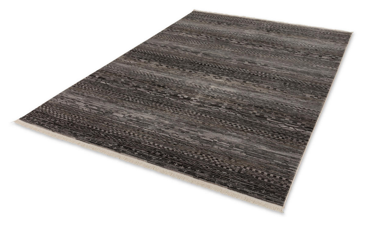WEBTEPPICH 70/140 cm Mystik 6305/61 D.193 042 Dunkelgrau  - Dunkelgrau, Basics, Textil (70/140cm) - Schöner Wohnen