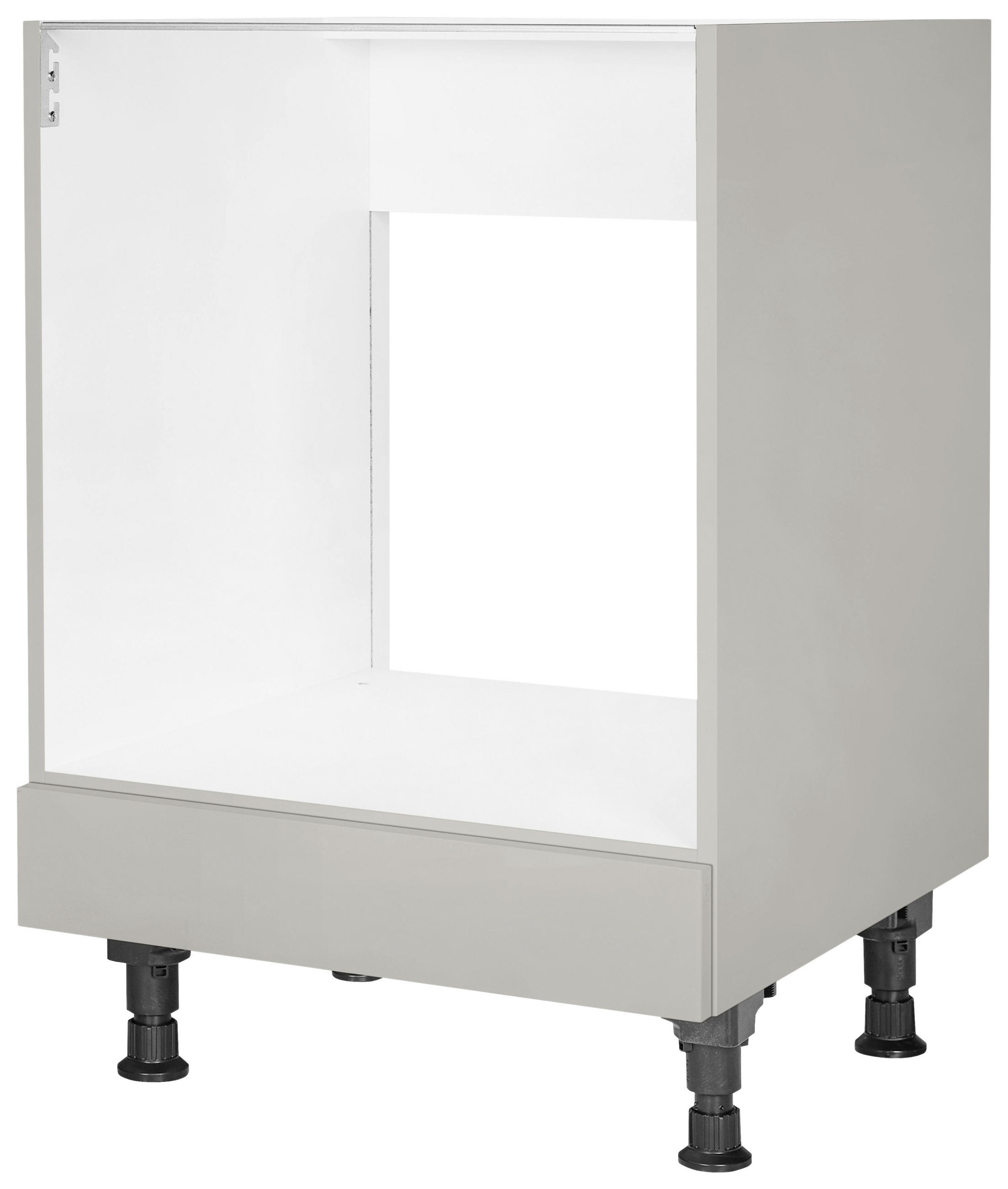 HERDUMBAUSCHRANK 60/87/56 cm  in Grau  - Grau, MODERN, Holzwerkstoff (60/87/56cm) - Nobilia