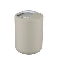 KOŠ NA KOSMETICKÉ POTŘEBY, 2 l - šedohnědá, Basics, plast (14/21cm)
