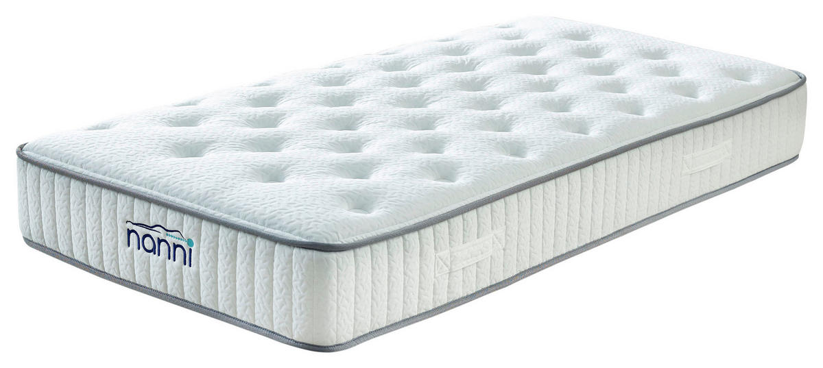 TÁSKARUGÓS MATRAC 90/200 cm  - fehér, Basics, textil (90/200cm) - Novel