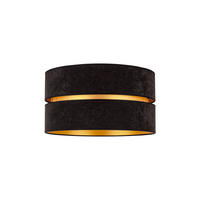 DECKENLEUCHTE Duo 40/22 cm   - Schwarz, Trend, Textil (40/22cm)