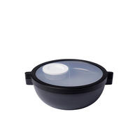 CUTIE JAPONEZĂ BENTO  1.5 l  - negru/transparent, Konventionell, plastic (24/20.7/8,5cm) - Mepal
