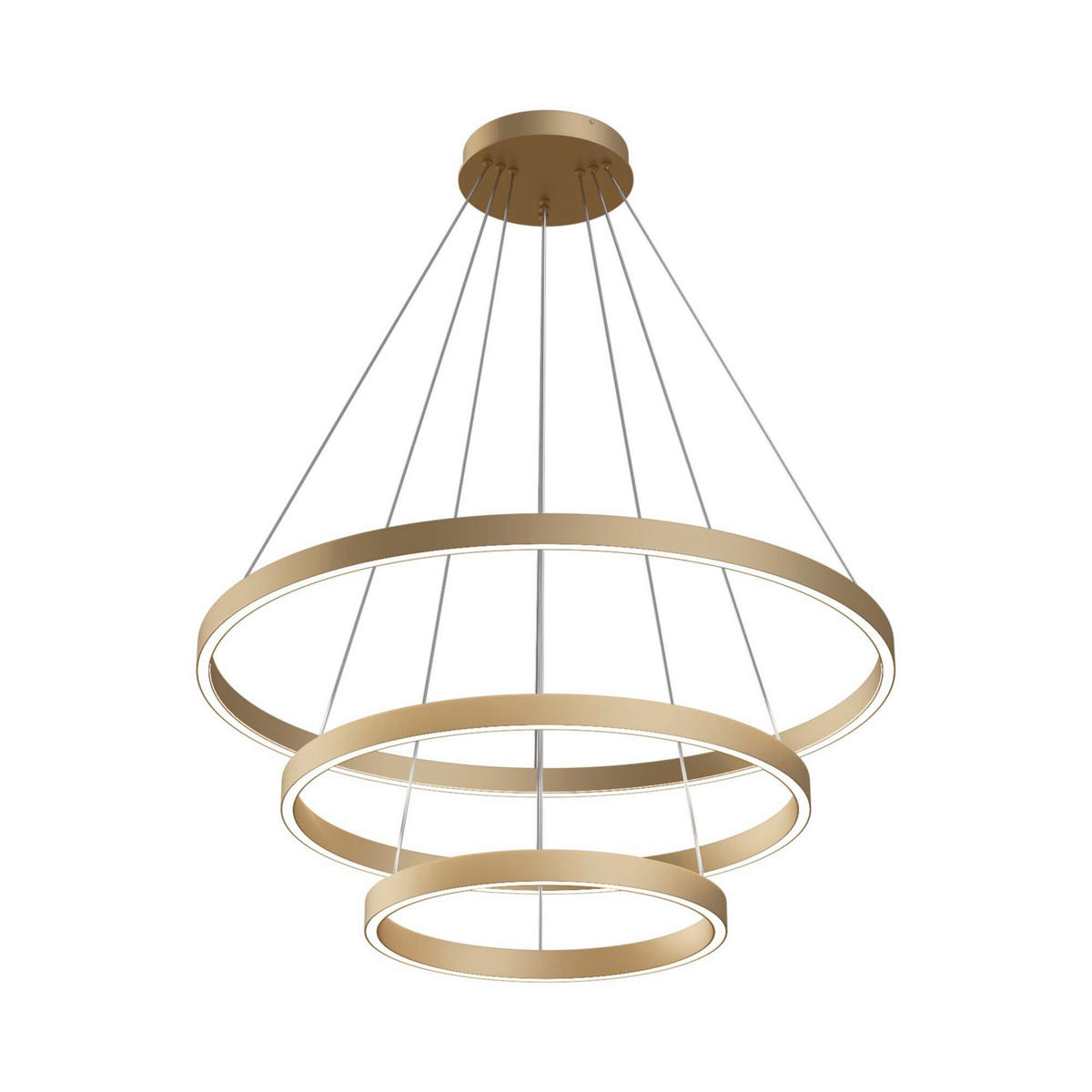 PENDELLEUCHTE 80/120 cm    - Messingfarben, Trend, Metall (80/120cm) - MAYTONI