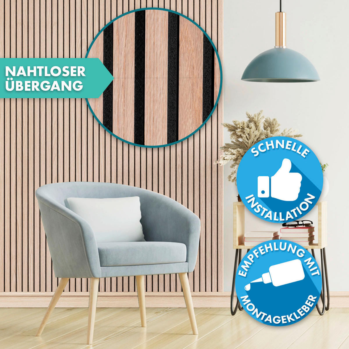 AKUSTIKPANEEL 60/60 cm  - Braun, Basics, Holzwerkstoff (60/60cm)
