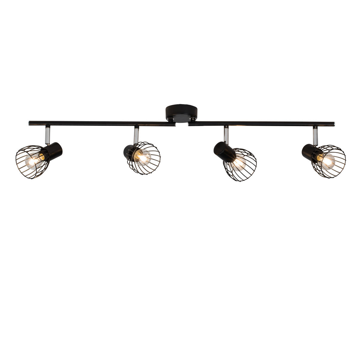 DECKENSTRAHLER - Schwarz, Konventionell, Metall (81,5/19,5/8,4cm) - Brilliant