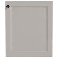 KÜCHENSCHRANKFRONT 60/72/2,2 cm  in Grau  - Edelstahlfarben/Grau, MODERN, Holzwerkstoff/Metall (60/72/2,2cm) - Nobilia