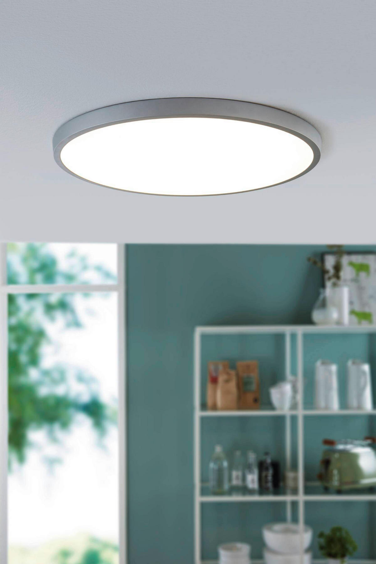 SKÅPBELYSNING LED-ljuskälla  - vit/silver, Basics, metall/plast (50/3cm) - Eglo