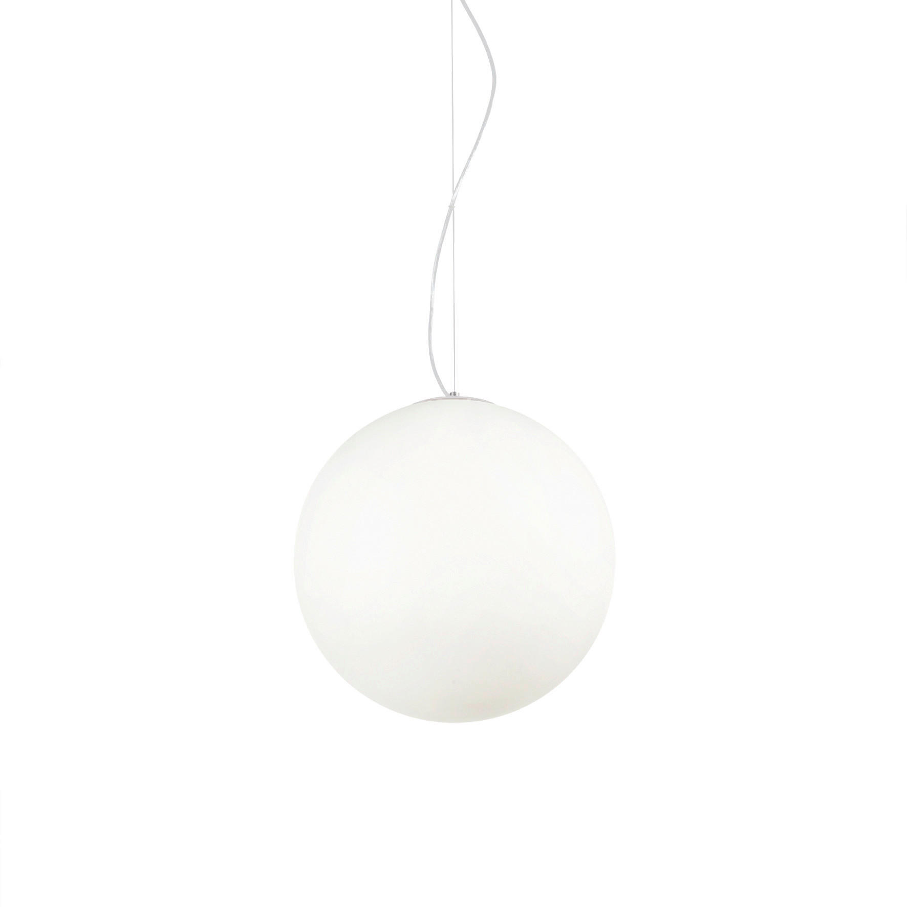 HÄNGELEUCHTE 40/65/240 cm  - Weiß, KONVENTIONELL, Glas (40/65/240cm) - Ideal Lux
