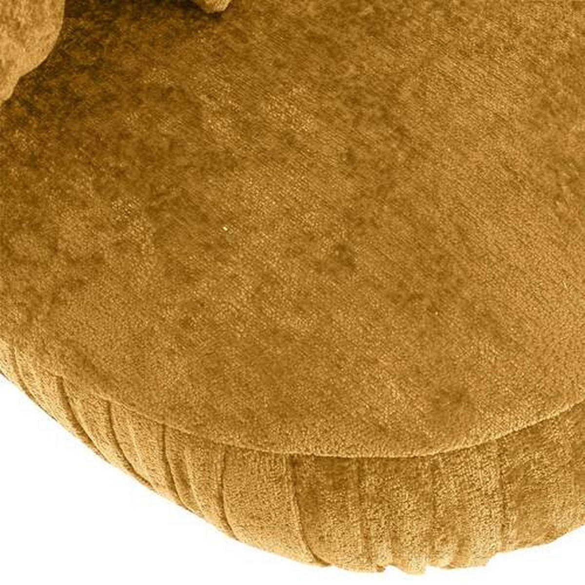 BIG SOFFA i chenille gul  - svart/gul, Design, trä/textil (245/85/110cm) - MID.YOU