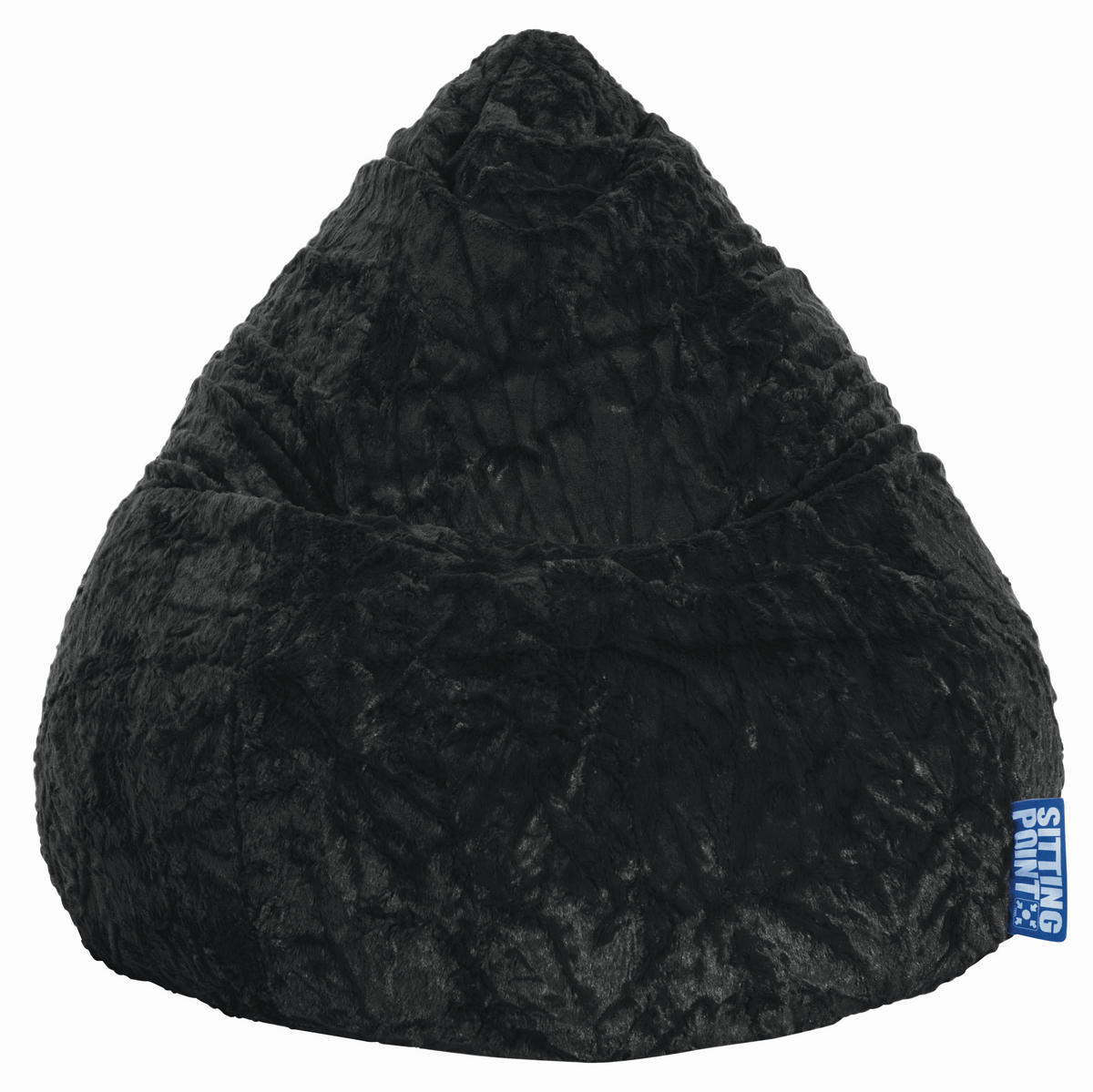 SITZSACK 120 l  - Schwarz, Design, Textil (90/70/90cm)