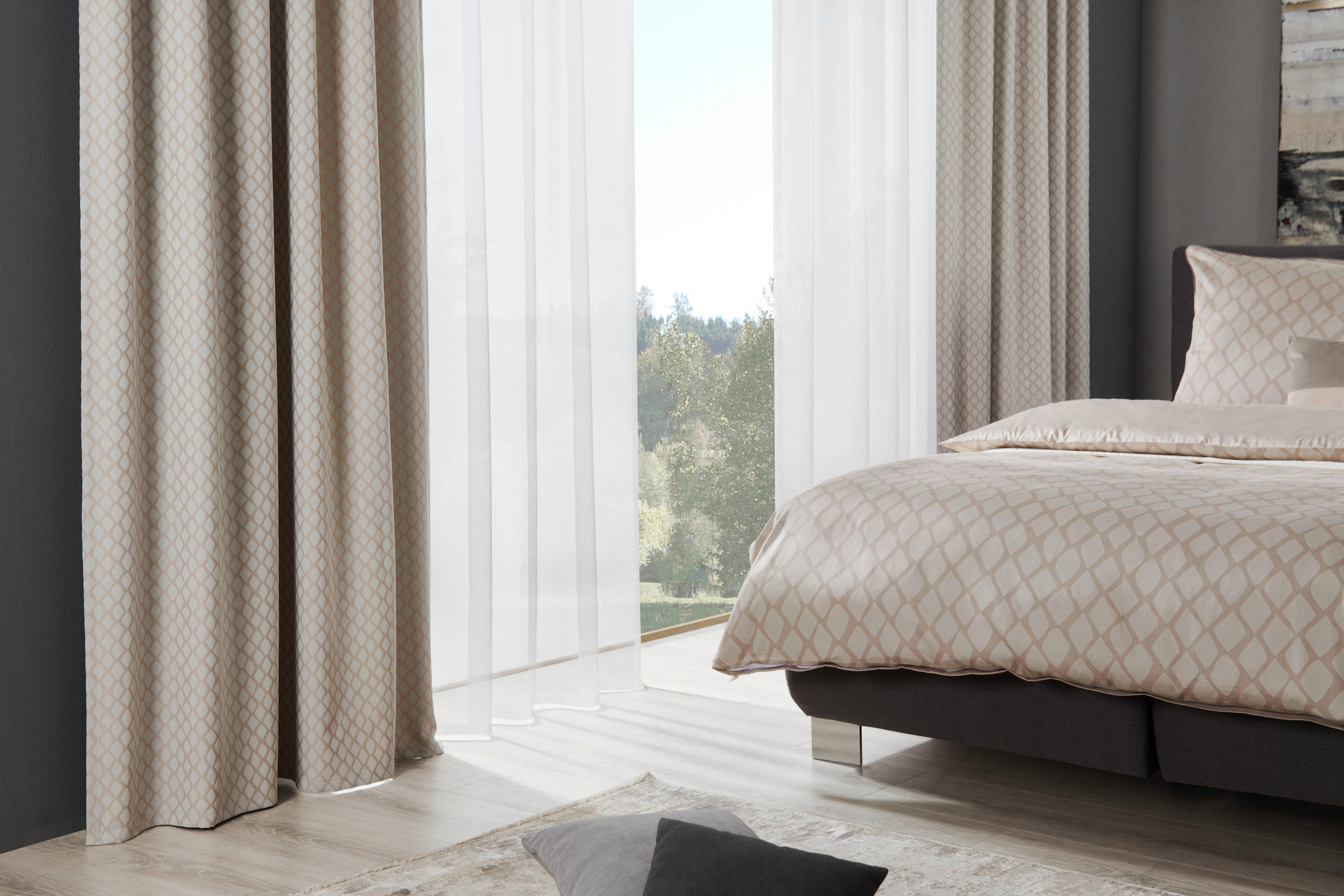 POVLEČENÍ, satén, béžová, 140/200 cm - béžová, Design, textil (140/200cm) - Dieter Knoll