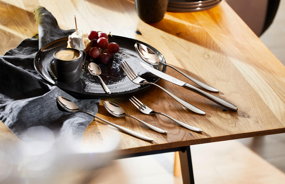 BESTECKSET Beverly 42-teilig Edelstahl  - Silberfarben, Basics, Metall - Zwilling