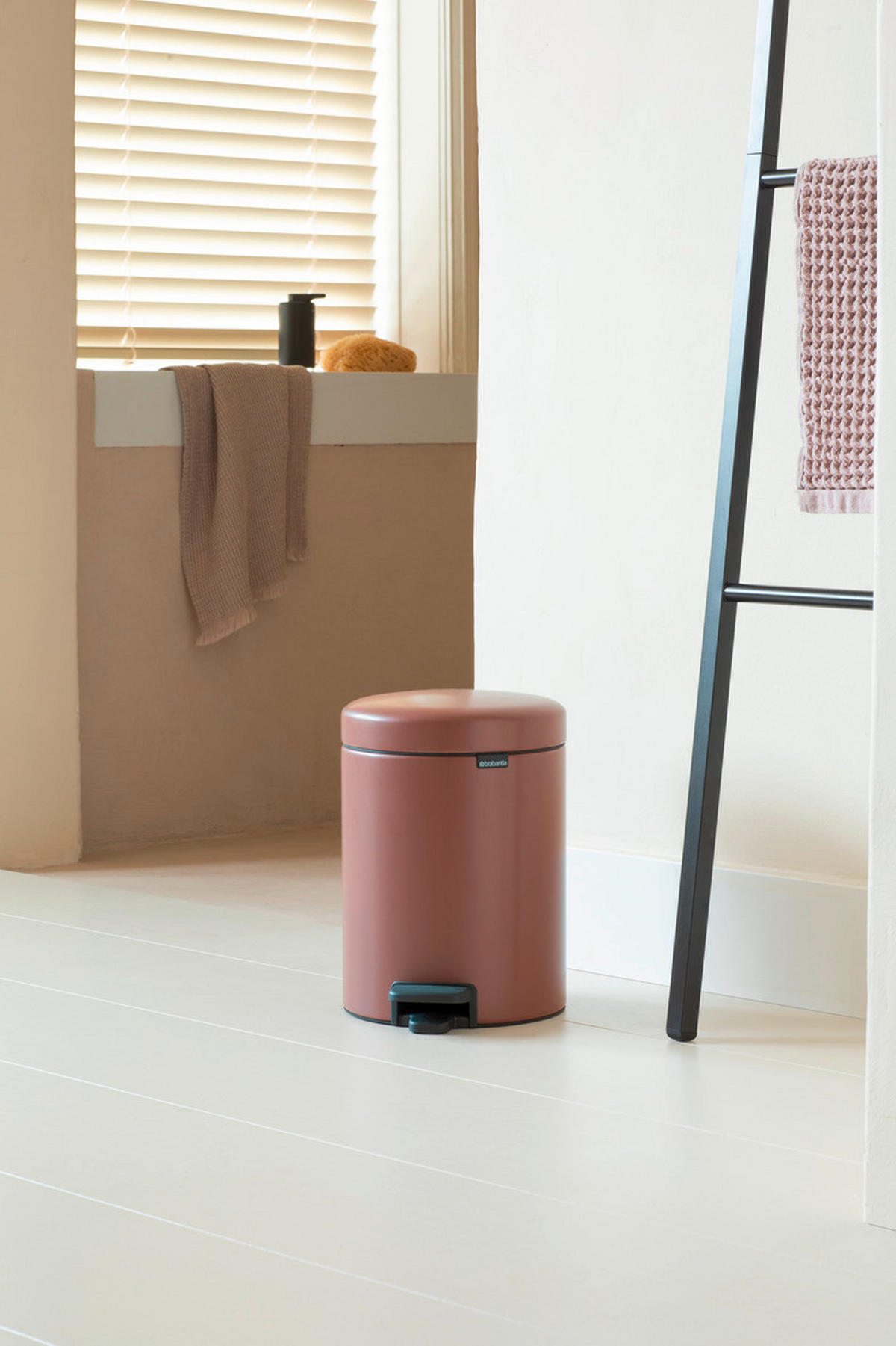 TRETEIMER 5 l  Metall  - Taupe/Anthrazit, Basics, Kunststoff/Metall (20,5/29,1/27,2cm) - Brabantia