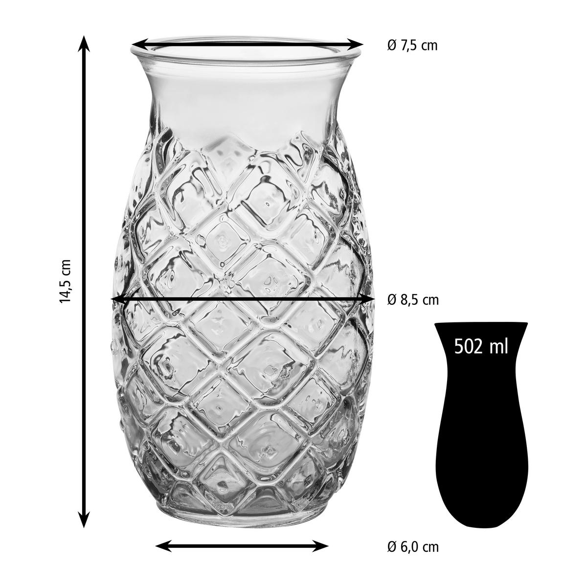 GLÄSERSET TIKI  12-teilig  - Klar, Basics, Glas (8,5/14,5cm)